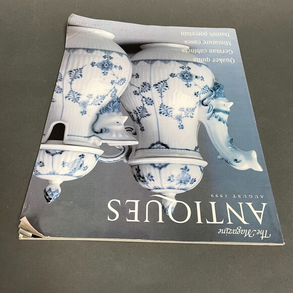 The Magazines Antiques August 1999 Quaker Quilts Miniature Cases Danish Por - Picture 4 of 7